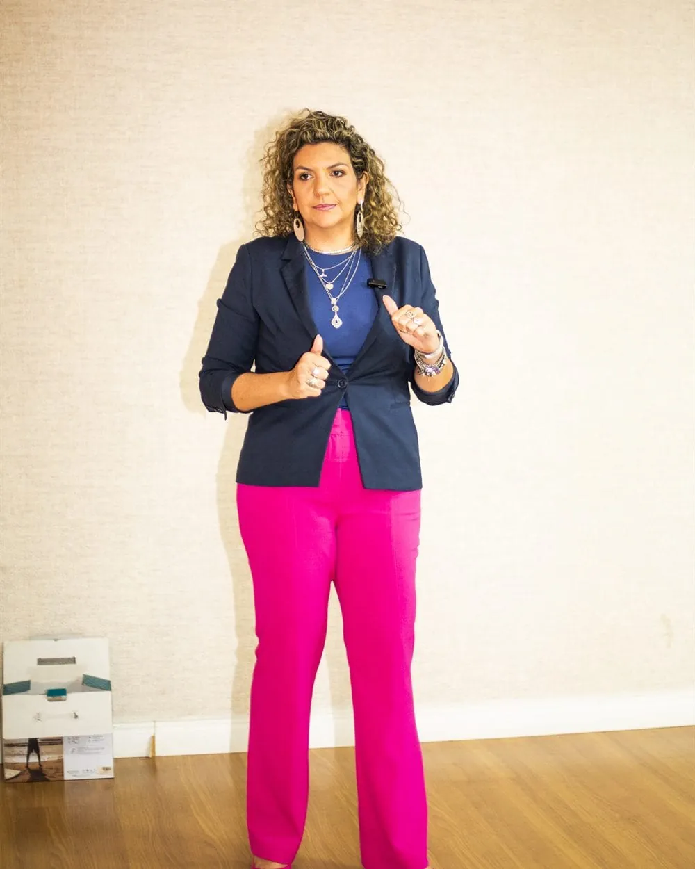 Retrato de Mariana Marco, psicóloga e palestrante.